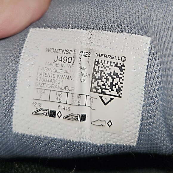 Merrell Bare Access Flex 2 Flame Orange Trainer Sneakers Size 7 - Picture 7 of 8